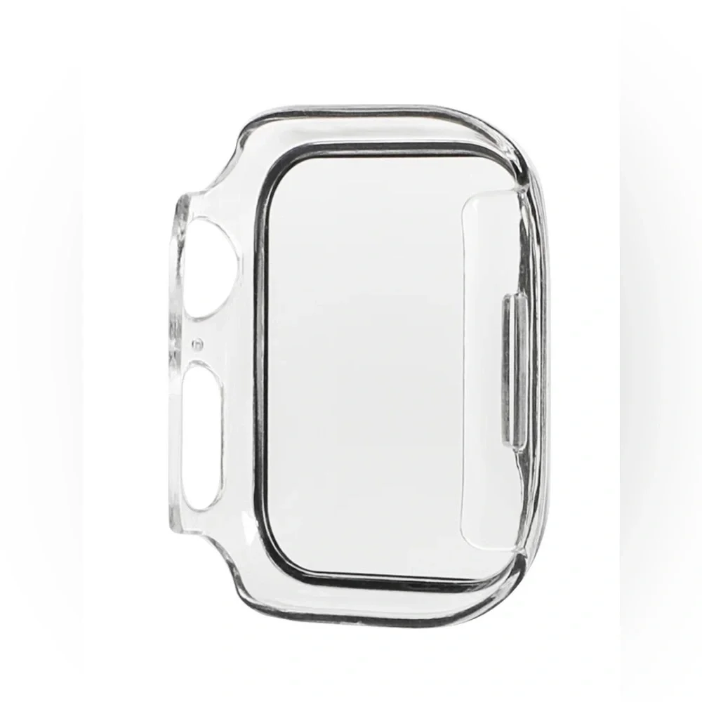 Onn Clear Bumper With Screen Protector For Apple Watch 41mm